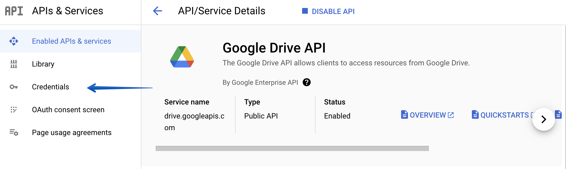 Google Drive API overview