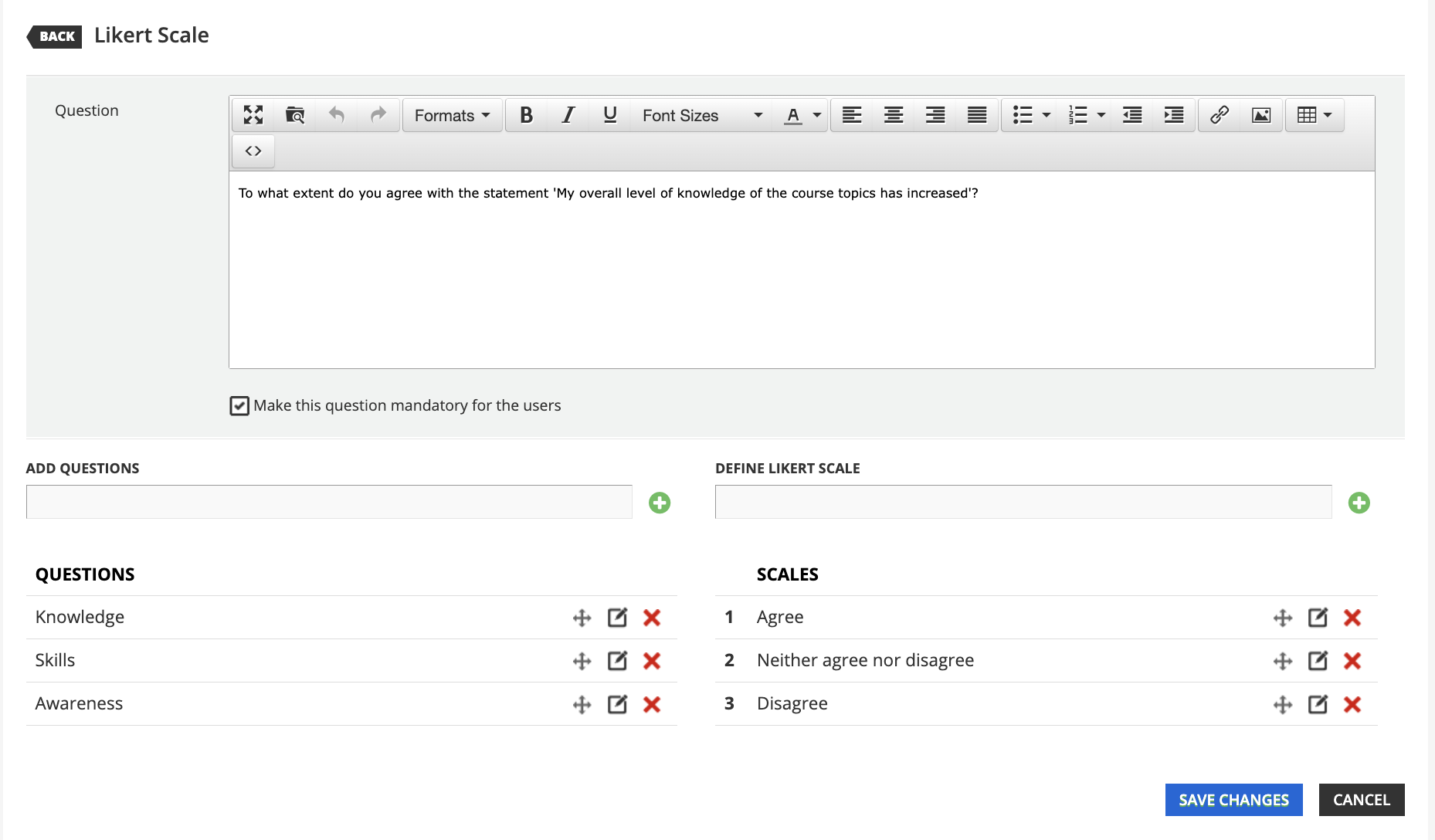 Likert Scale