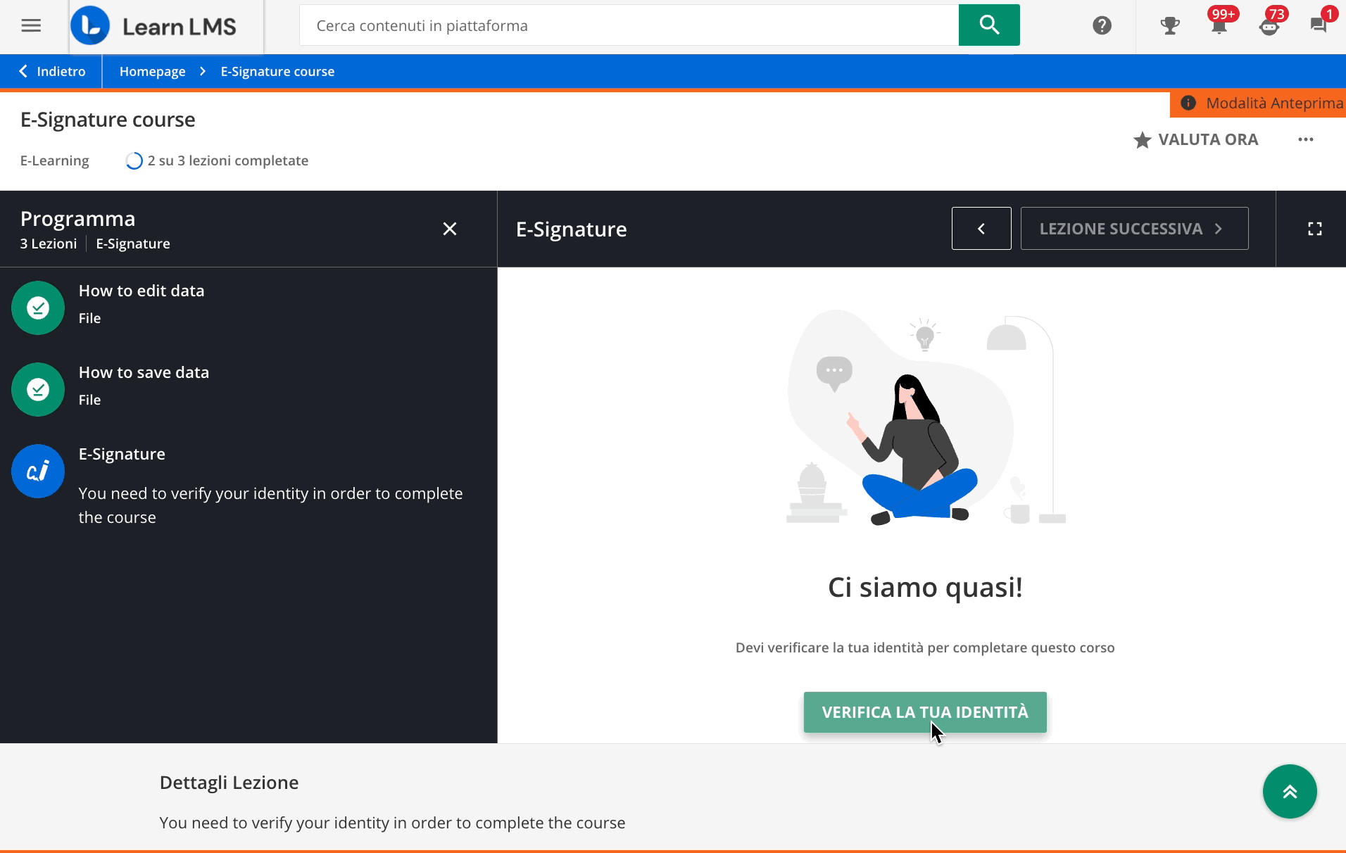 Utilizzare la chiave di ripristino
