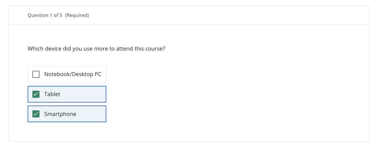 Multiple-choice question