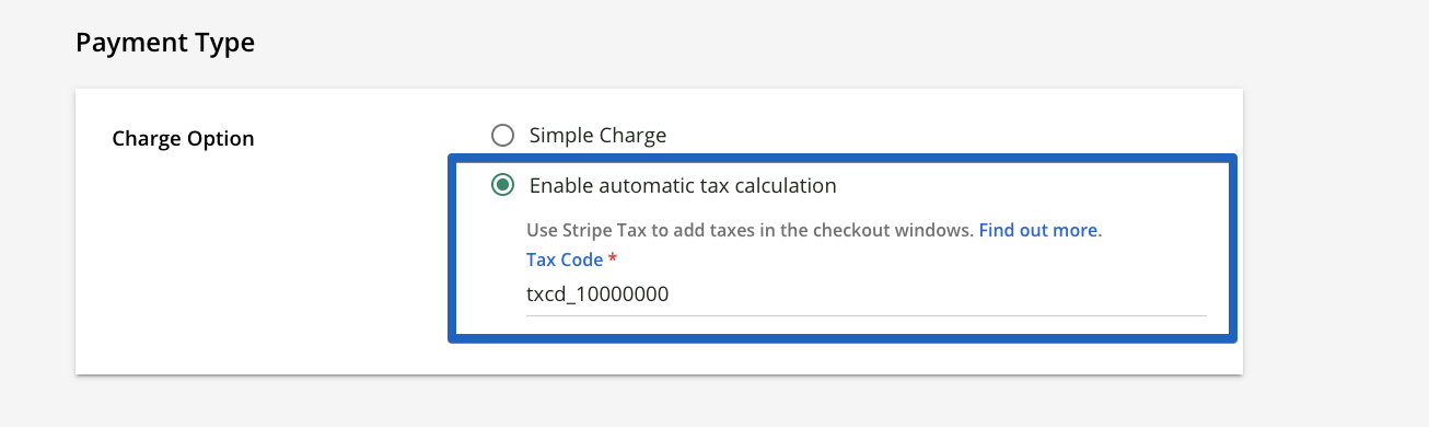Stripe Tax on Docebo
