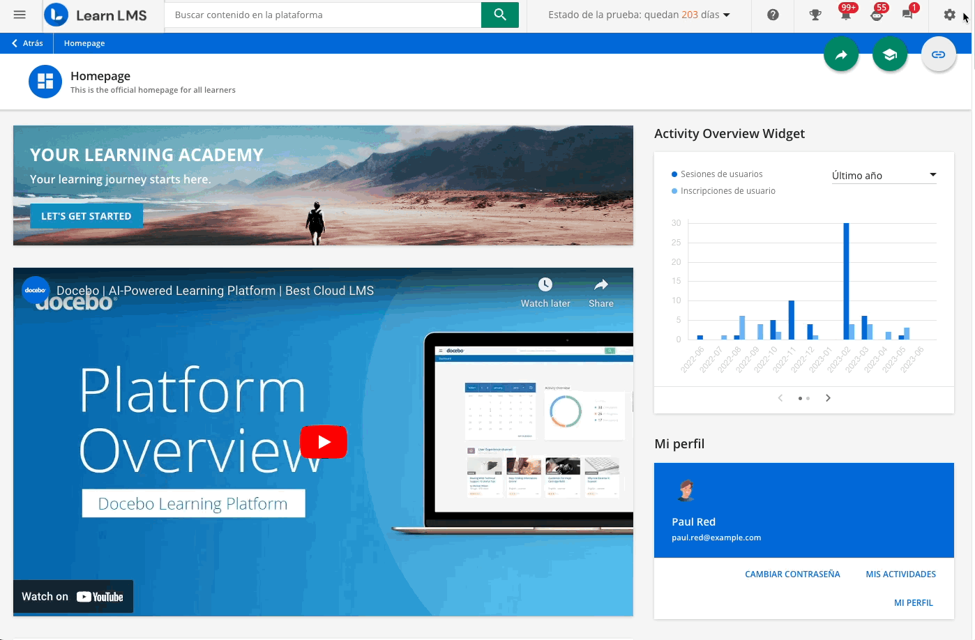 Crear paginas de enlaces externos