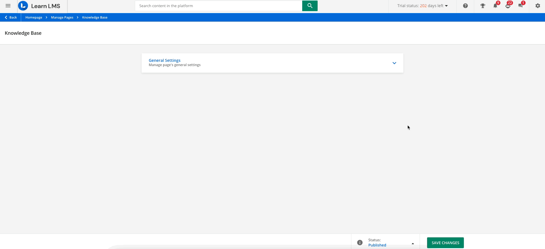 Creating External Link Pages
