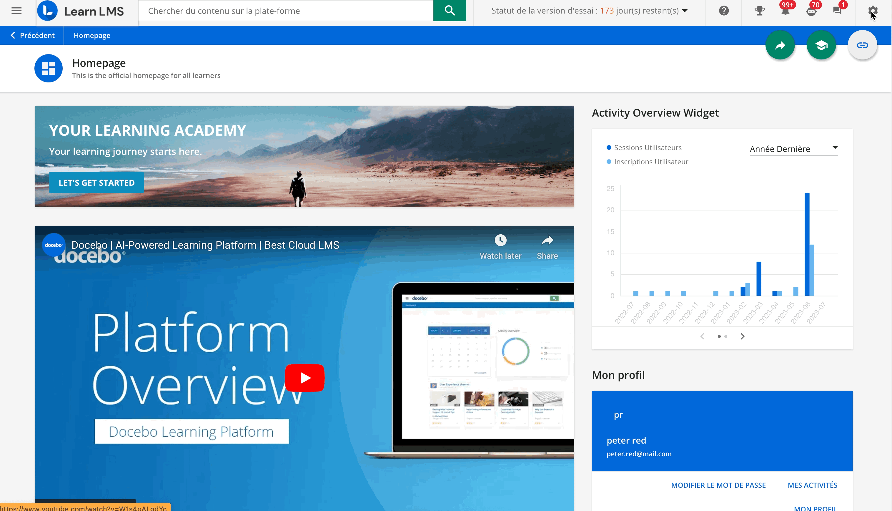 Configurer l’application Domaine personnalisé