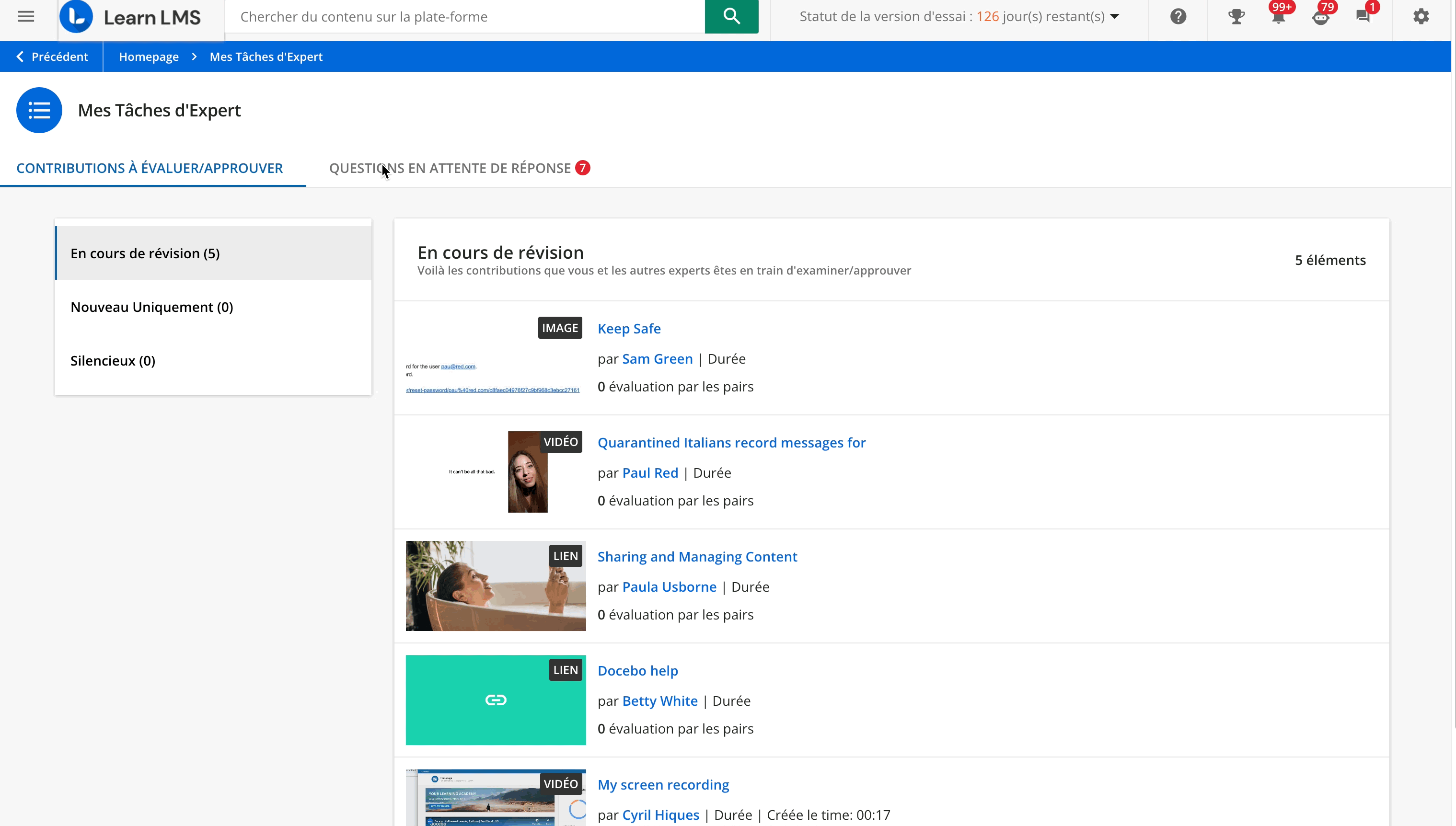 Questions et réponses