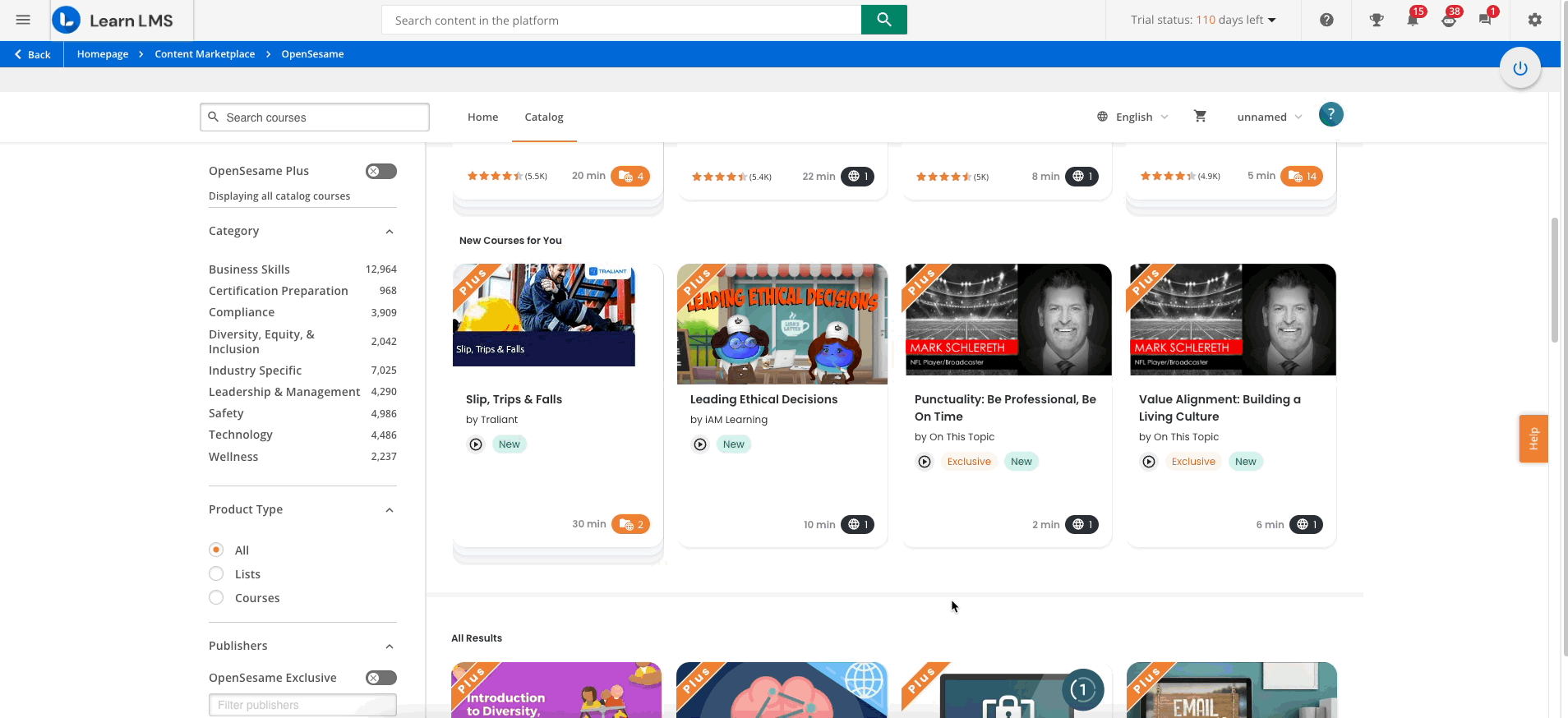 Importing Content from OpenSesame to Docebo