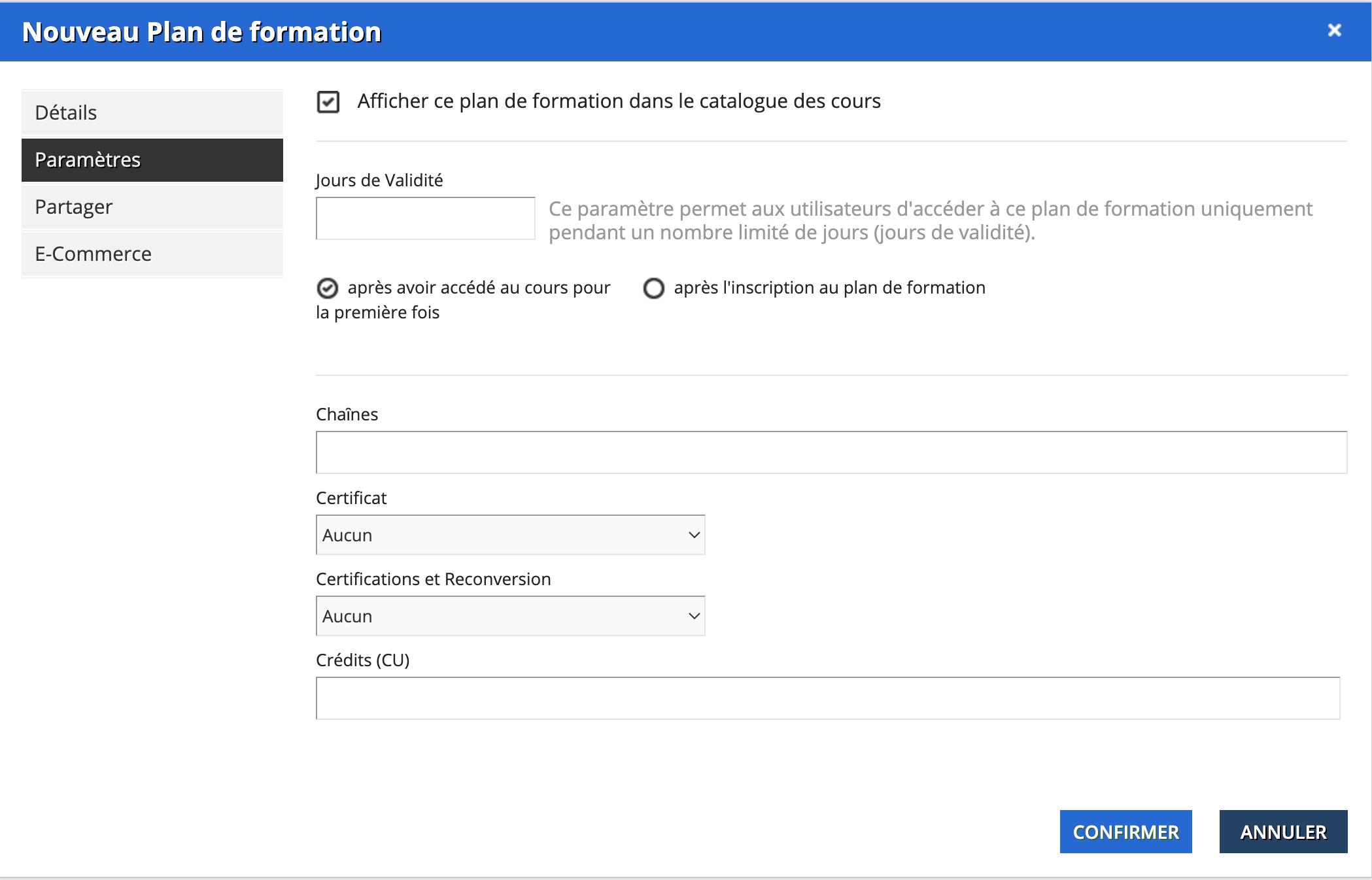 Créer et gérer des plans de formation – Docebo Help & Support