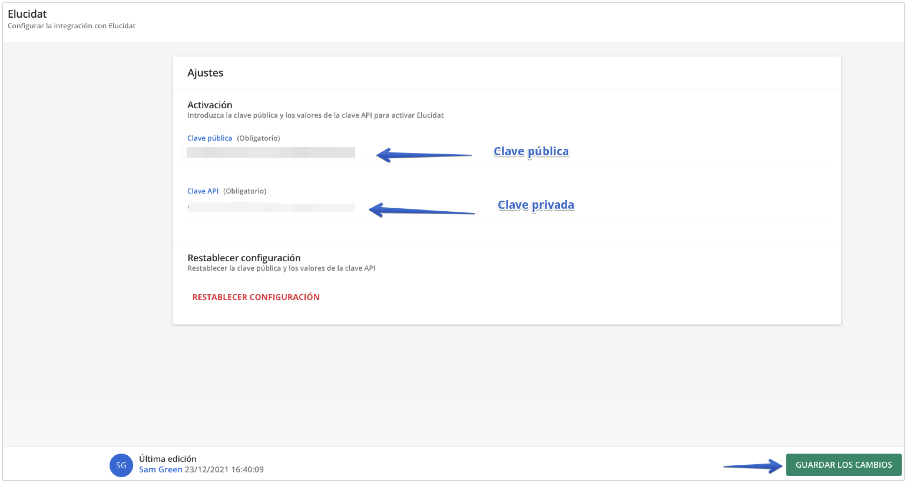 Configuración de Elucidat en Docebo