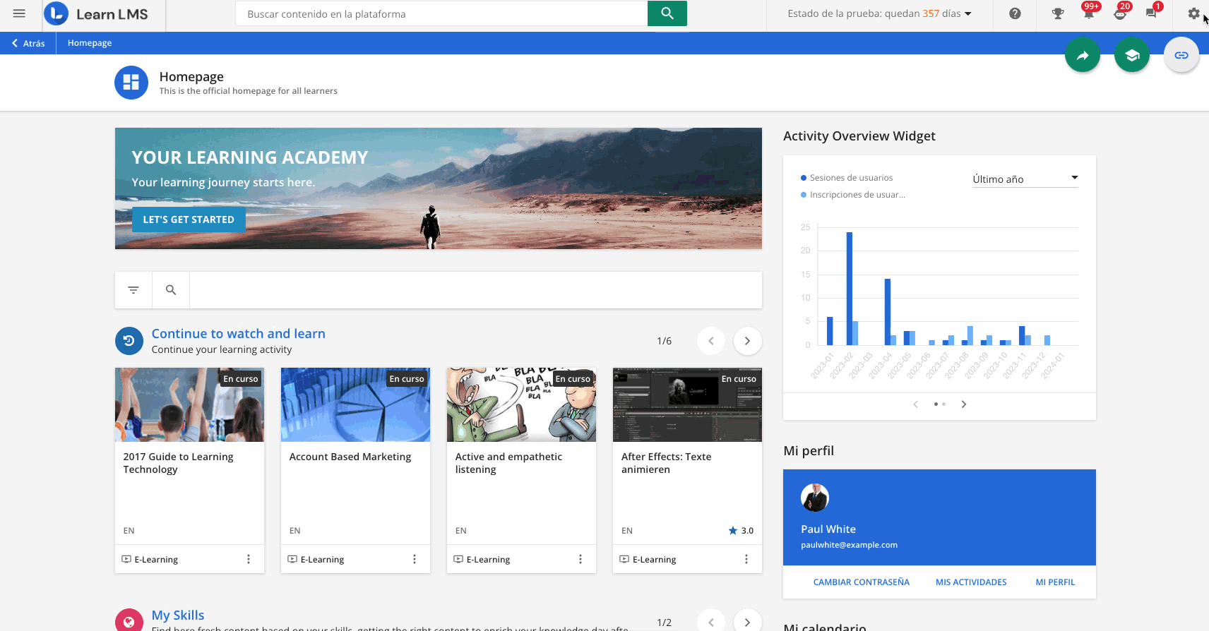 Añadir contenido de Elucidat a un curso de e-learning