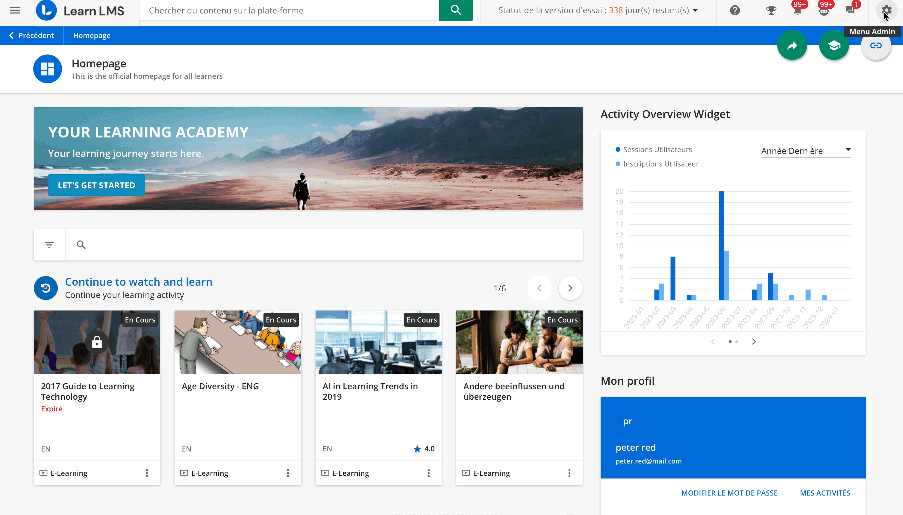 La page Gestion des compétences.gif