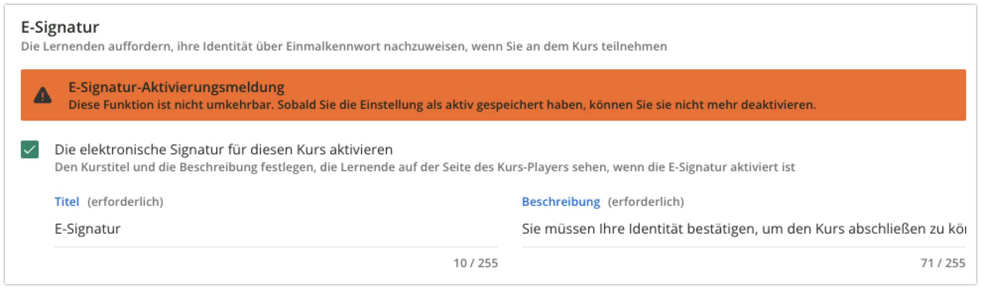 E-Signatur