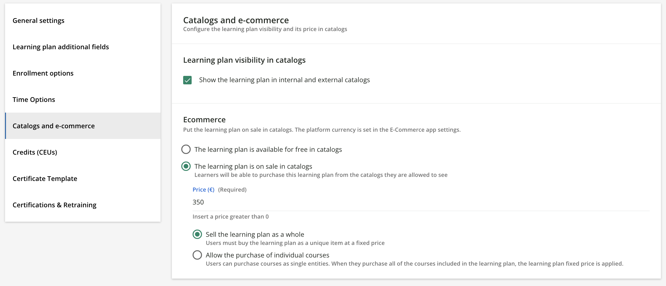Catalogs and e-commerce