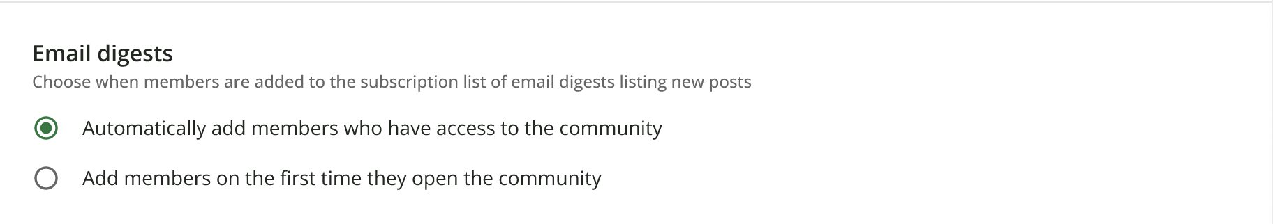 Email digests