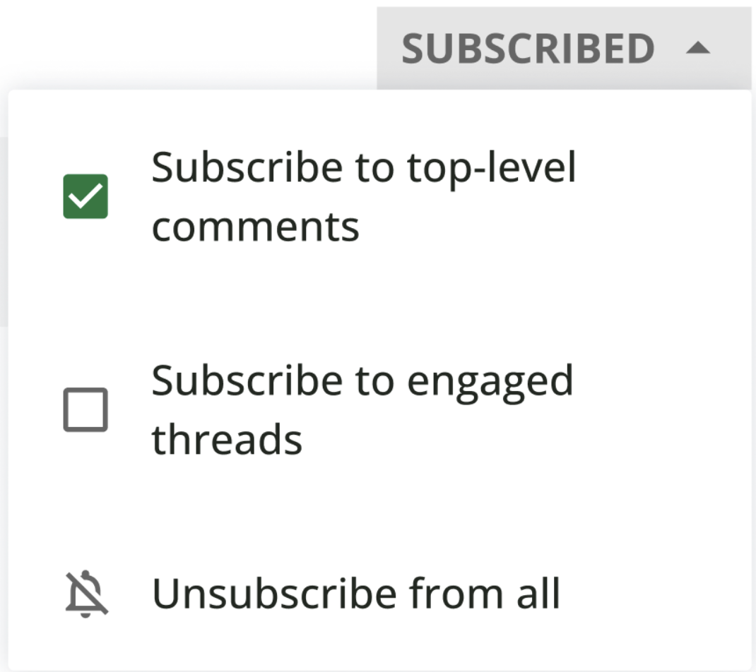 Subscribe to content