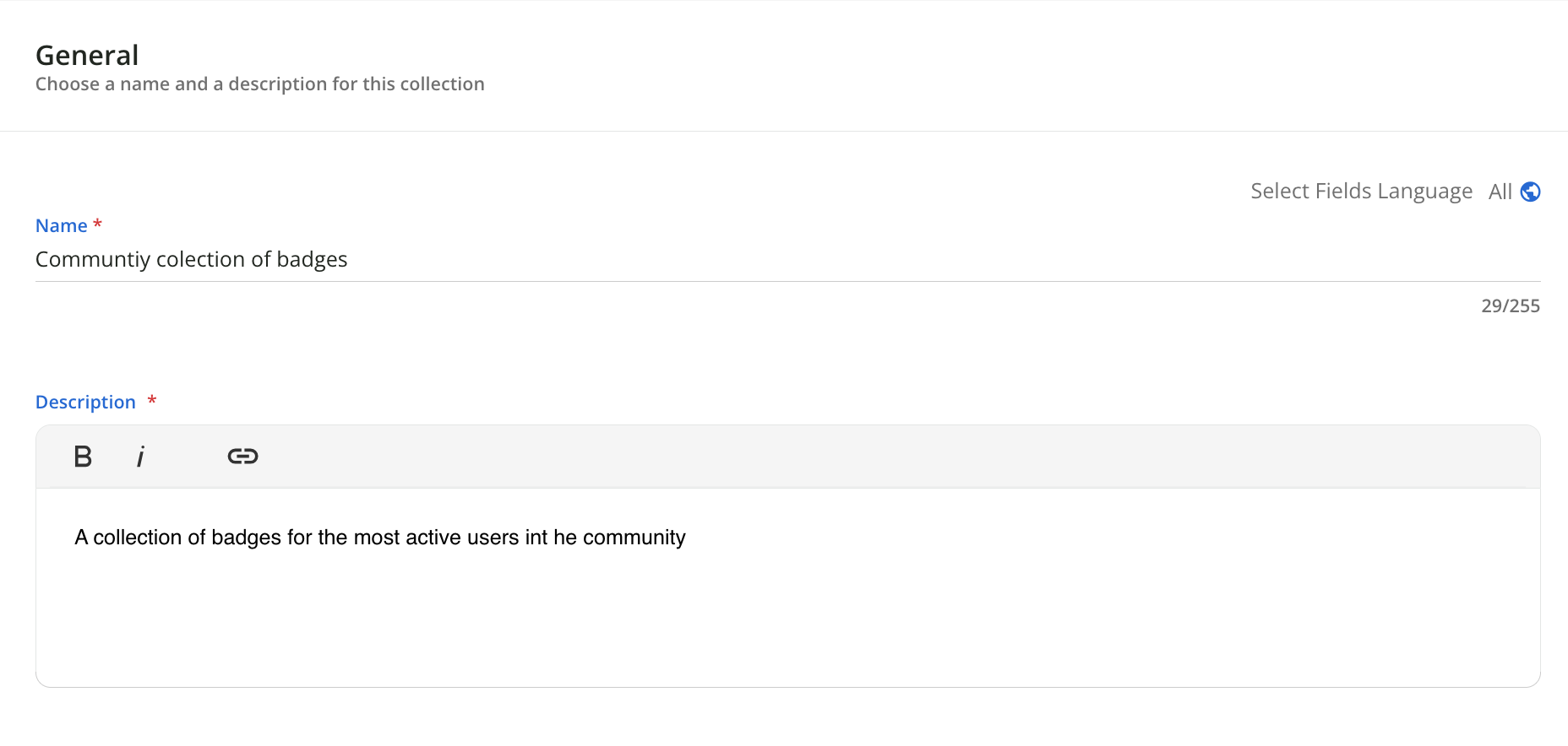 Collection of badges General tab.png