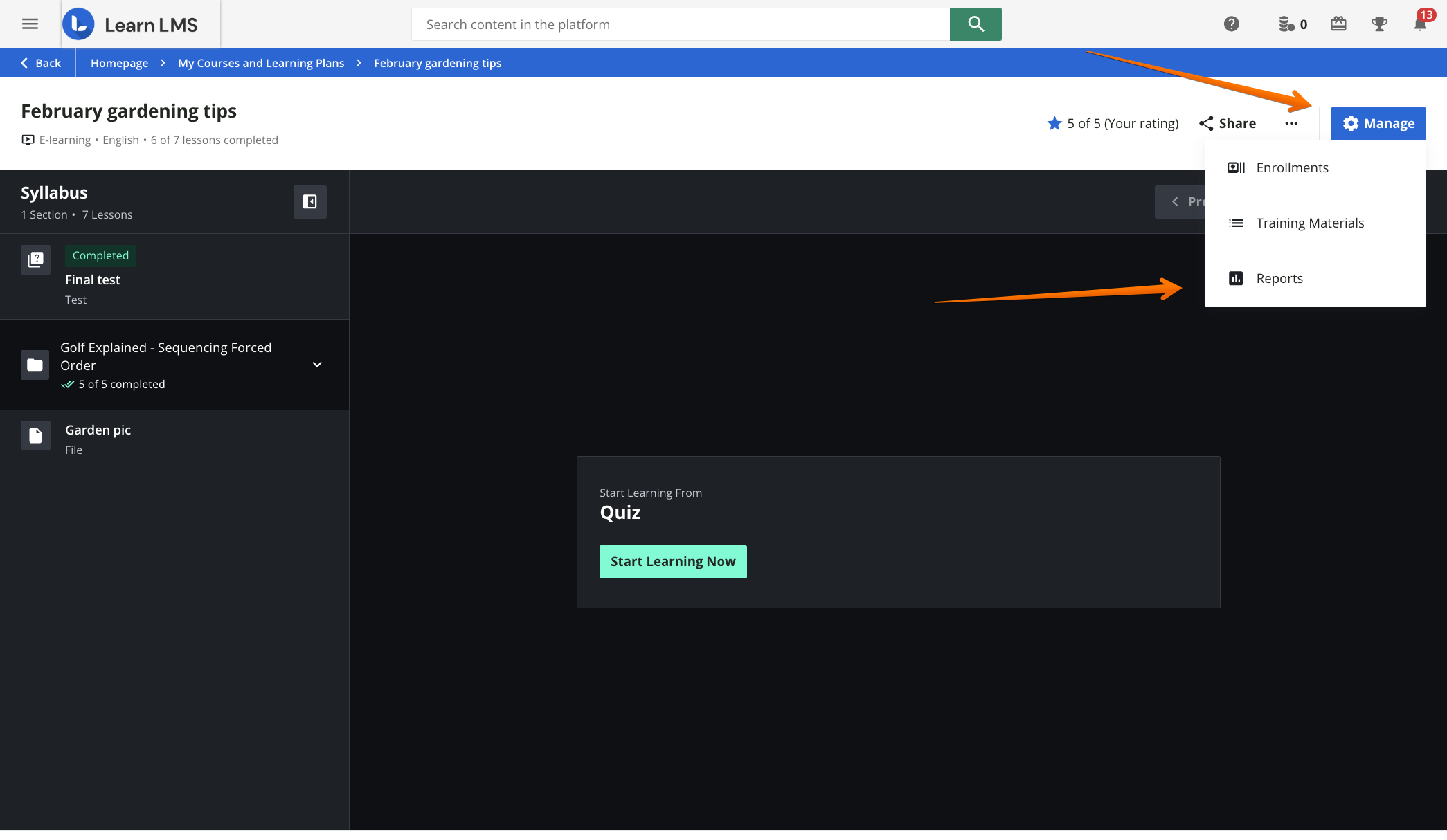 Accessing reports as an instructor.png