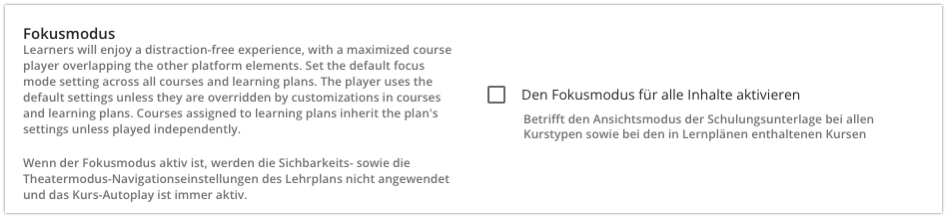 Fokusmodus