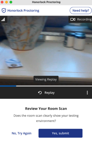 Review your room scan