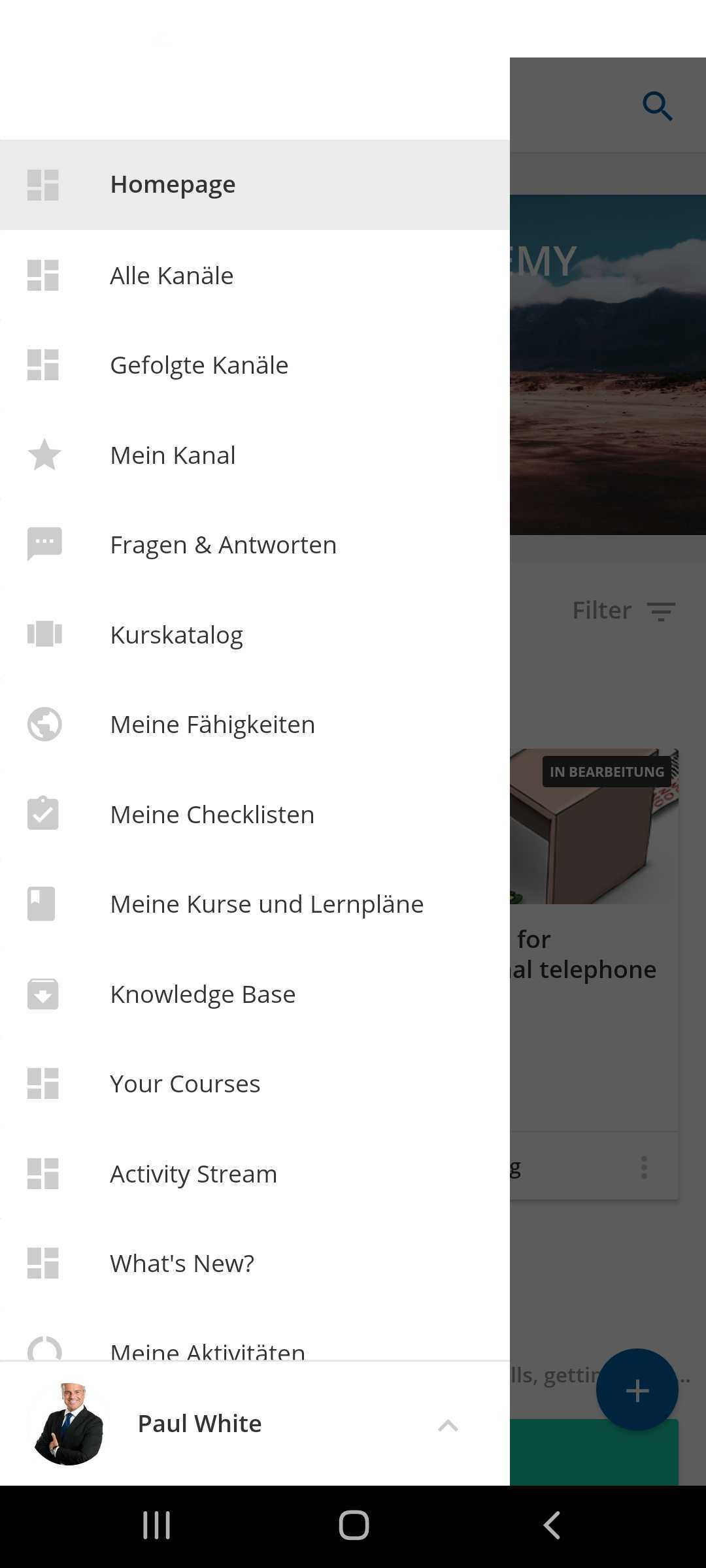 Hauptmenü