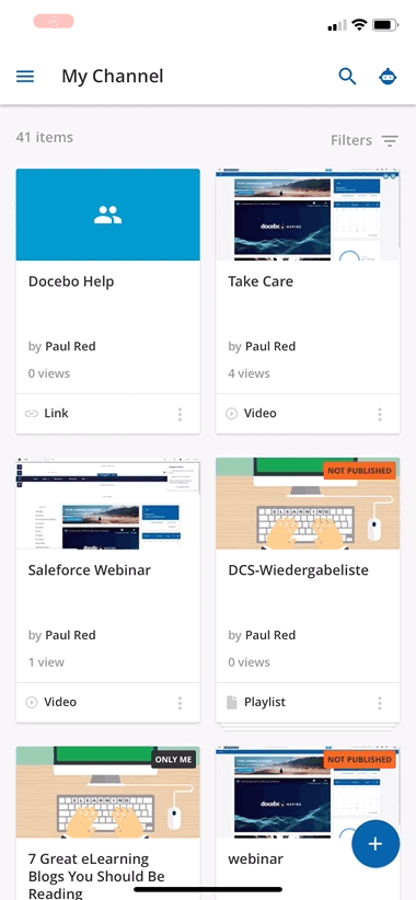 Viewing asset page on Go.Learn