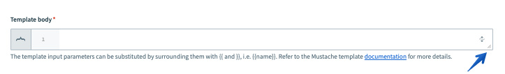 Expanding the text box