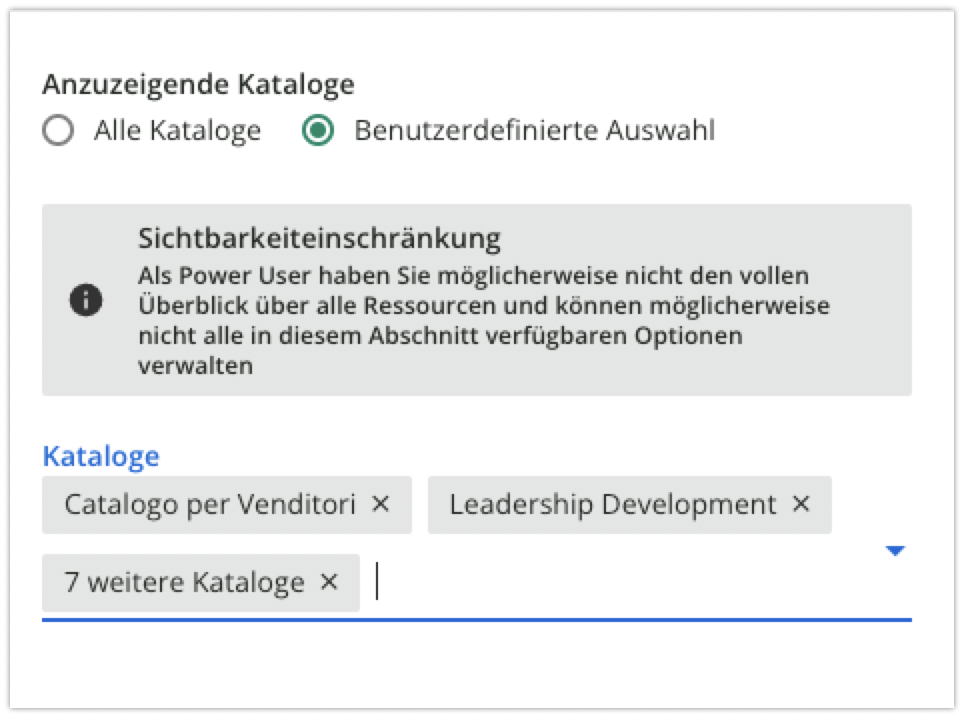 Widget Kataloge für Power User