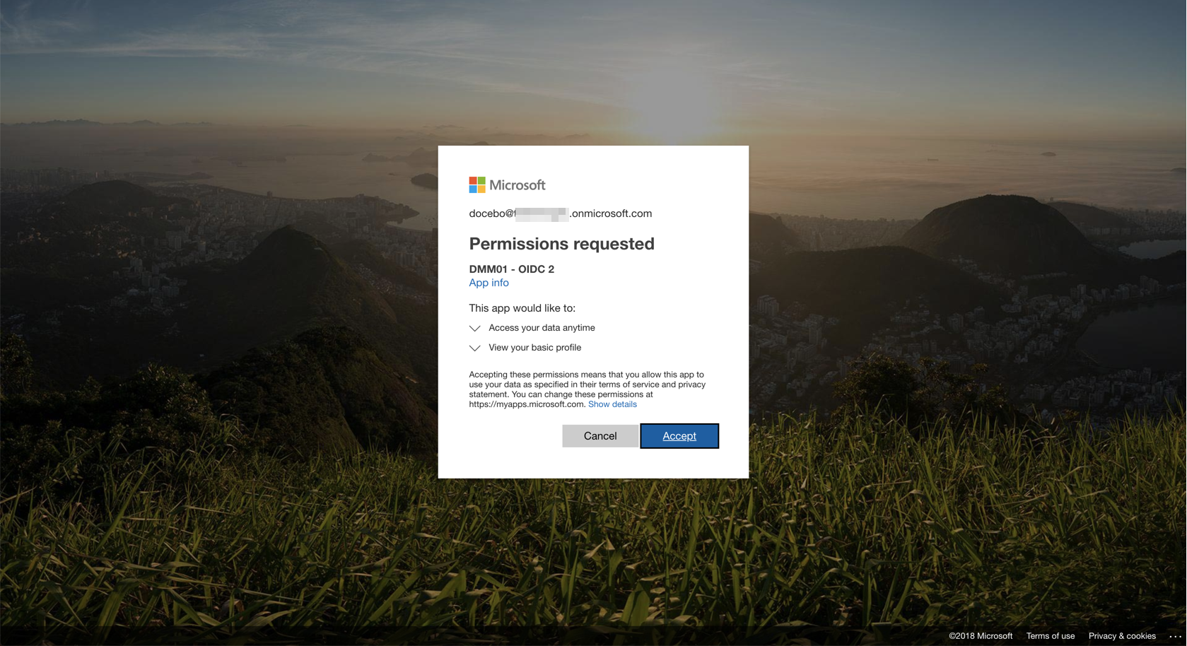 Accepting Data Access