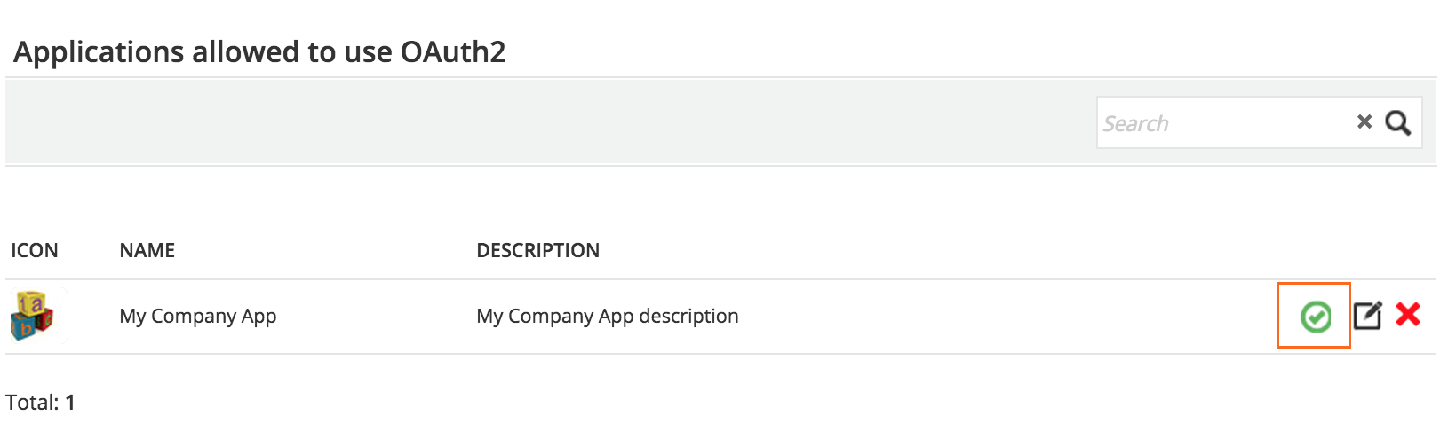 SSO API Activate App