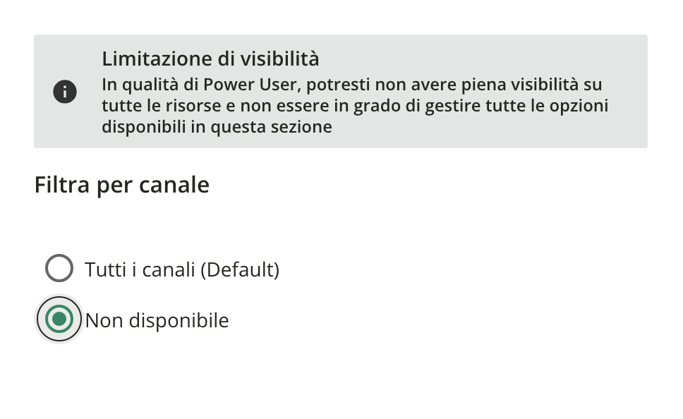 Visilbità sui canali per le domande e le risposte.