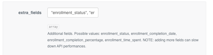 L'interface de l'explorateur d'API de Docebo.
