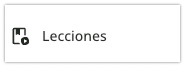 Lecciones