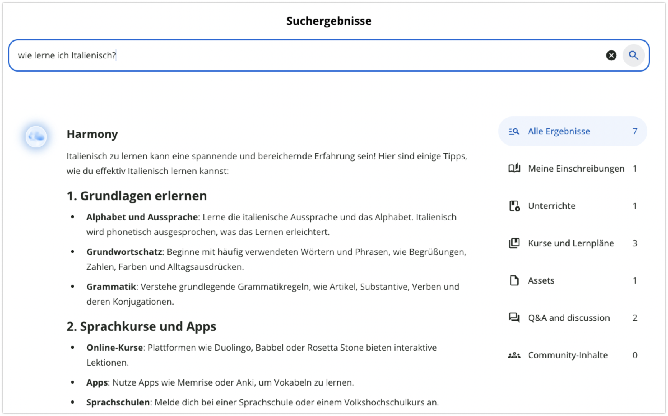 KI-Übersicht auf der Suchergebnisseite