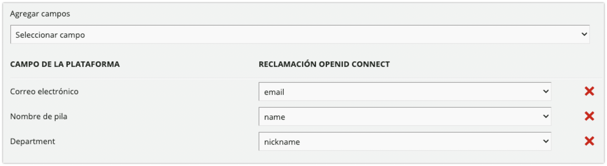 Agregar más campos de aprovisionamiento