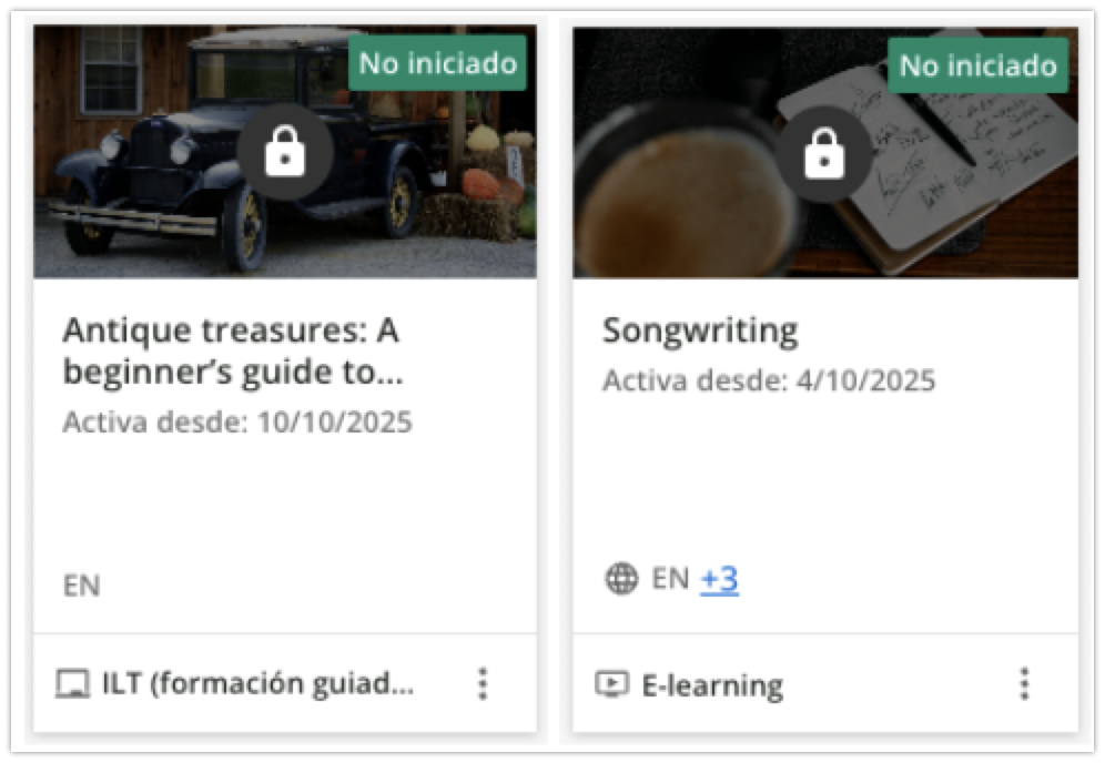 Cursos con inicio de validez en el futuro