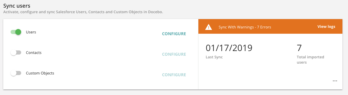 Synchronization results