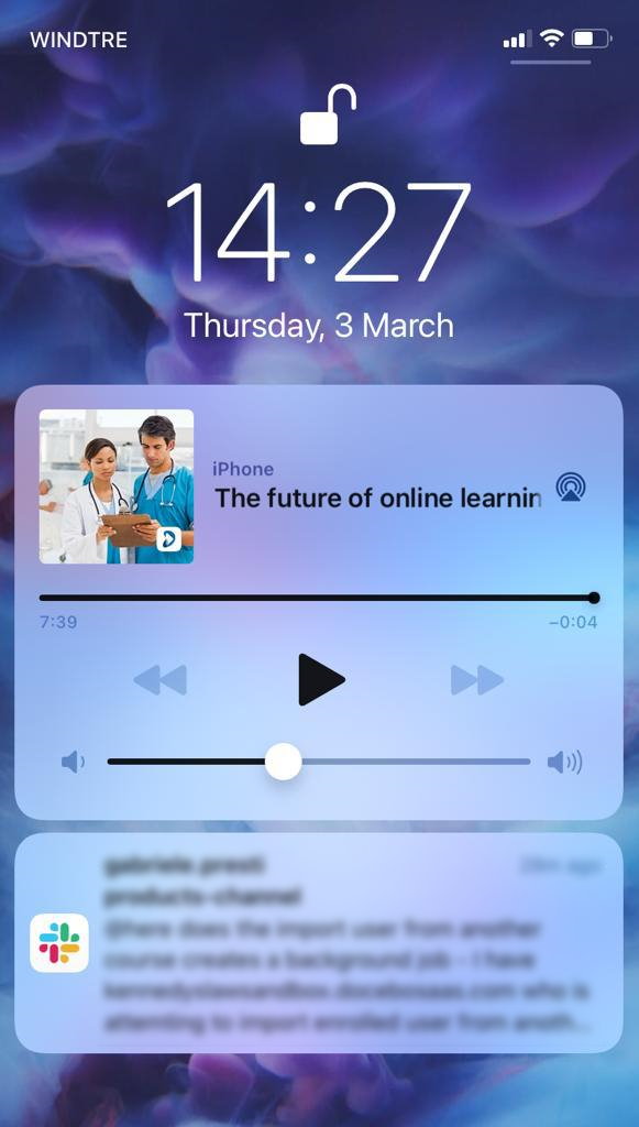Background Audio Playback