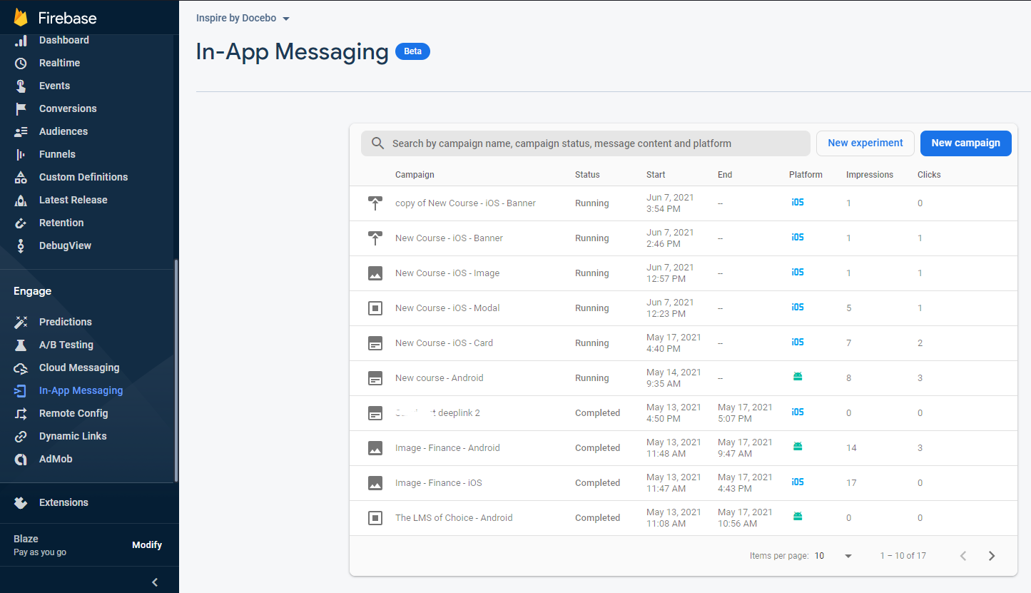In-App Messaging