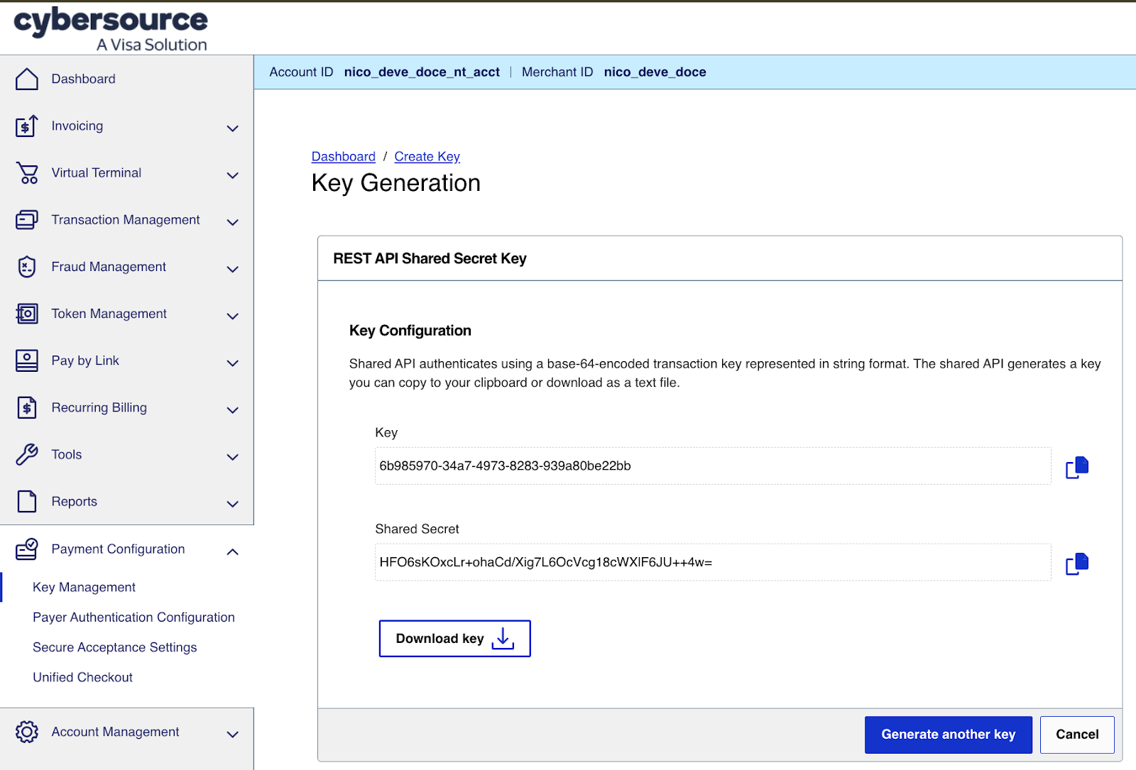 Generación de claves