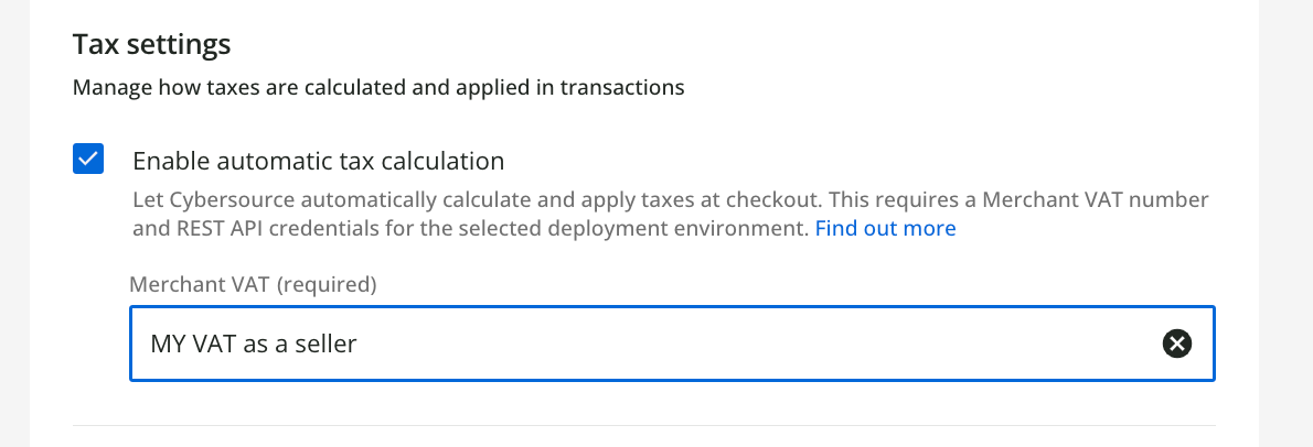 Configuración fiscal
