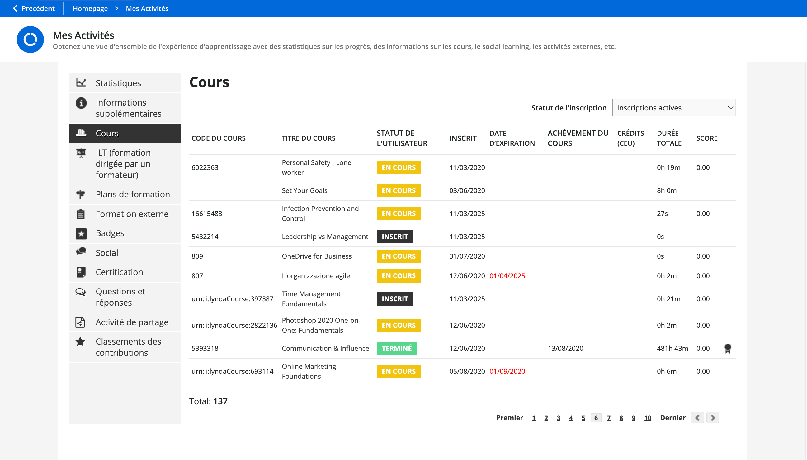 Télécharger un certificat.