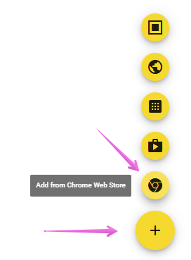 Opción Añadir desde la Chrome Web Store