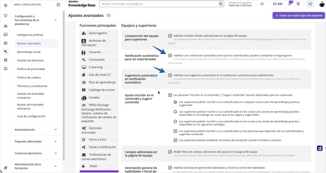 Ajustes de privacidad