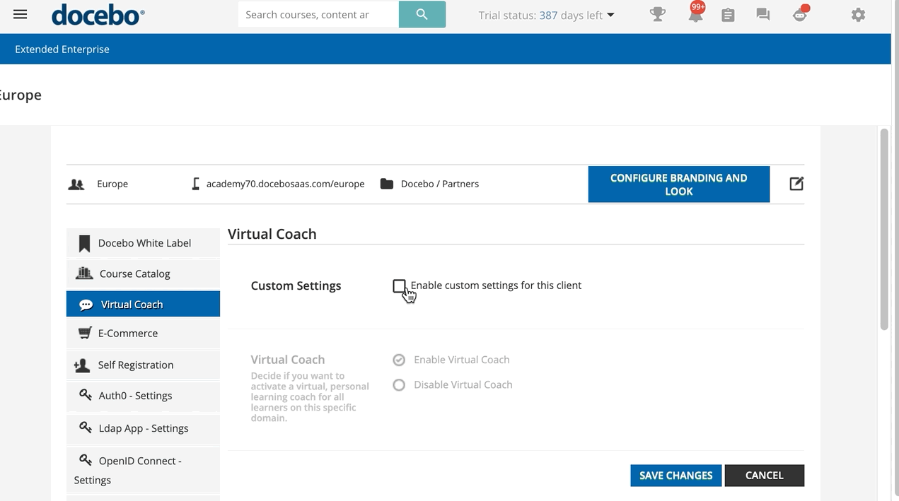 extended enterprise virtual coach