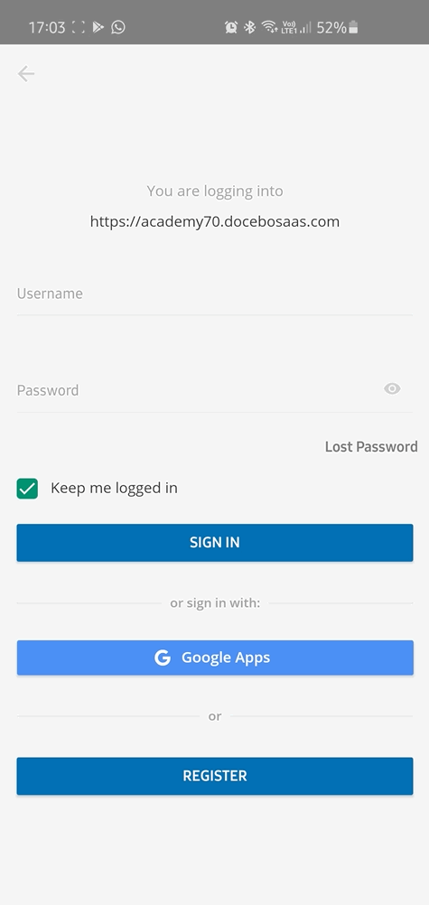 Creating an Account via the Mobile App