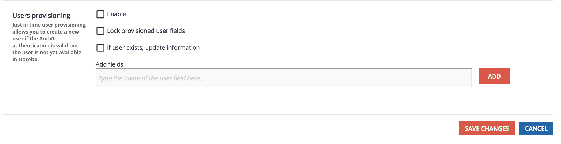 Auth0 user provisioning