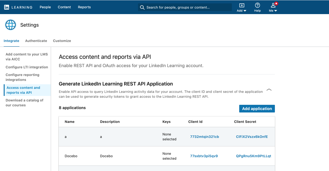 Obtaining Credentials in LinkedIn Learning