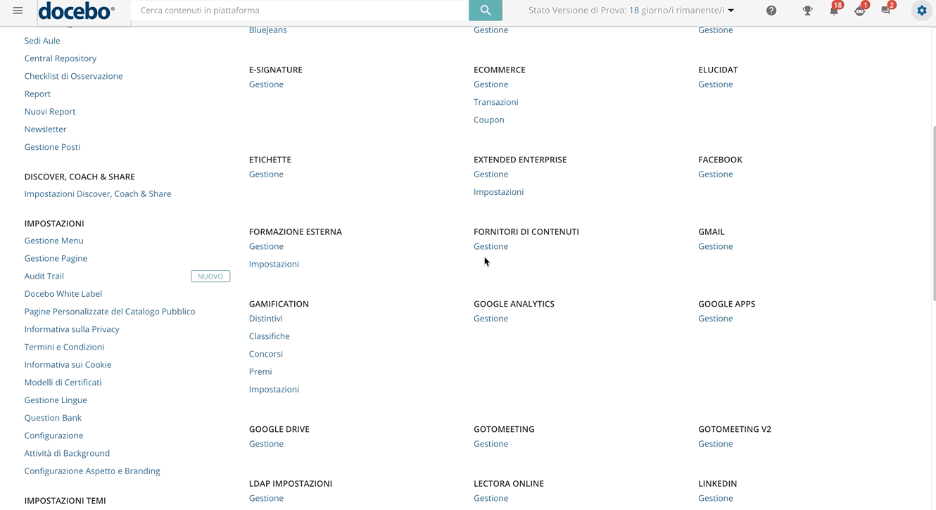 Configurare le Impostazioni di Gamification