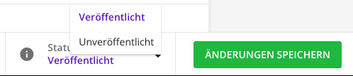 Veröffentlichungsstatus
