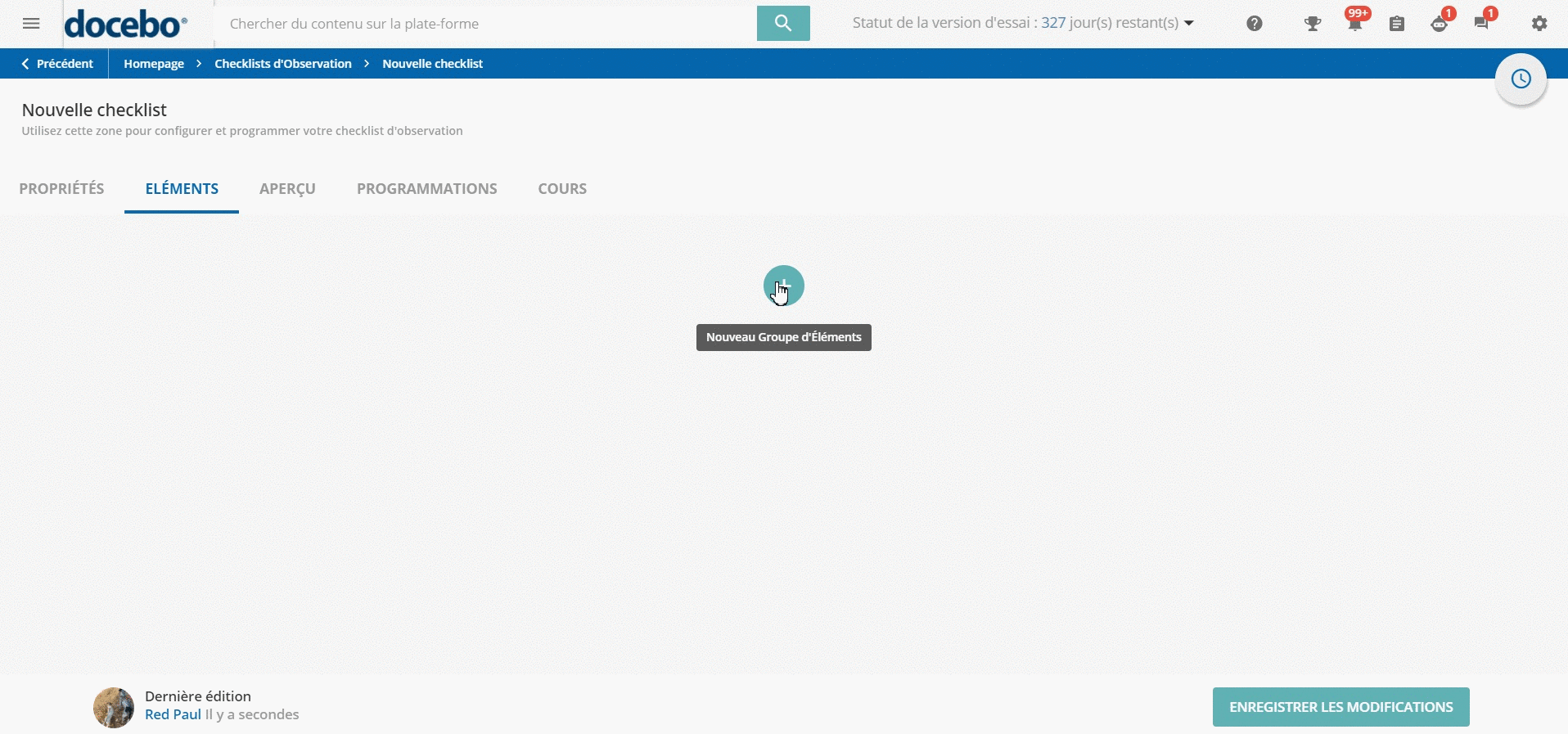 Ajouter des elements