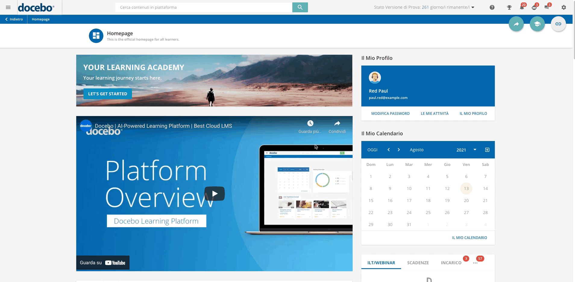 Configurare Zendesk in Docebo